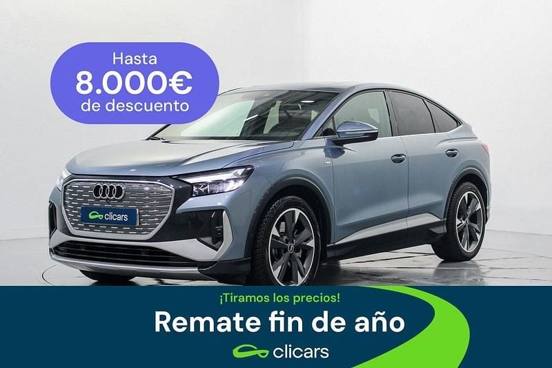 Azul Usado 2023 Audi Q4 Sportback e-tron S-Line SUV | 36.390 € (Super precio) - Imagen 1/4