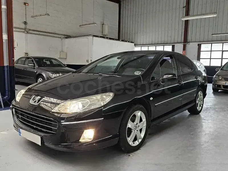Usado Peugeot 407 Premium 136 CV (100 kW) 2008 Negro Berlina