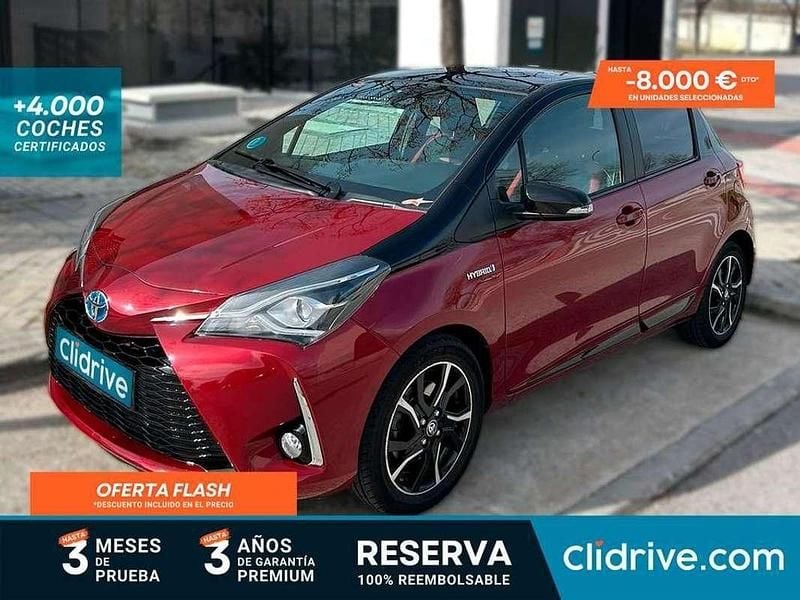 Usado Toyota Yaris Hybrid Advance 73 CV (53 kW) 2017 Rojo Berlina
