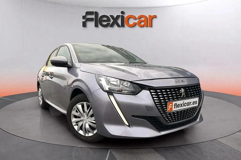 Usado Peugeot 208 Active 75 CV (55 kW) 2021 Gris Utilitario
