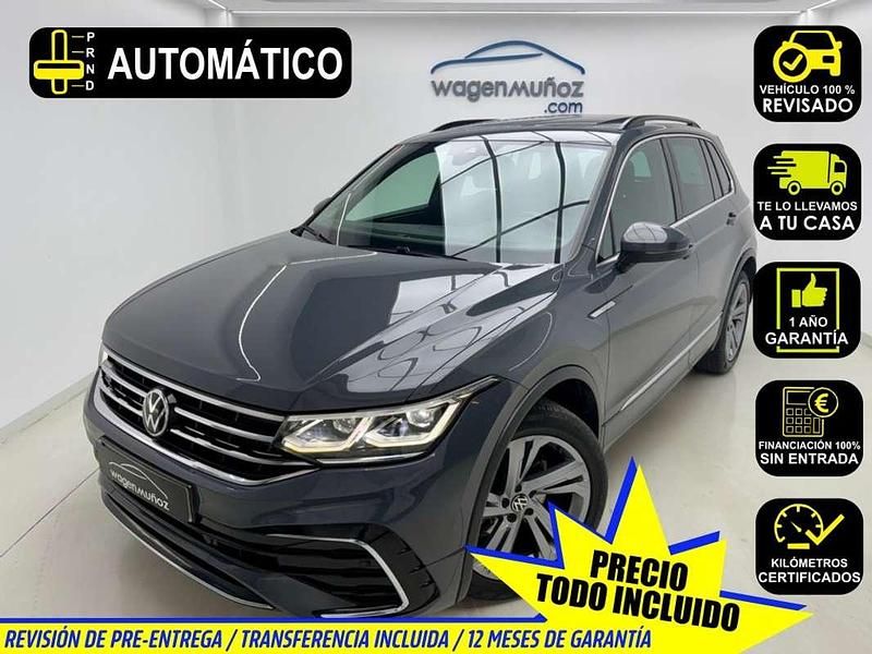 Usado VW Tiguan R-line 150 CV (110 kW) 2022 Gris SUV