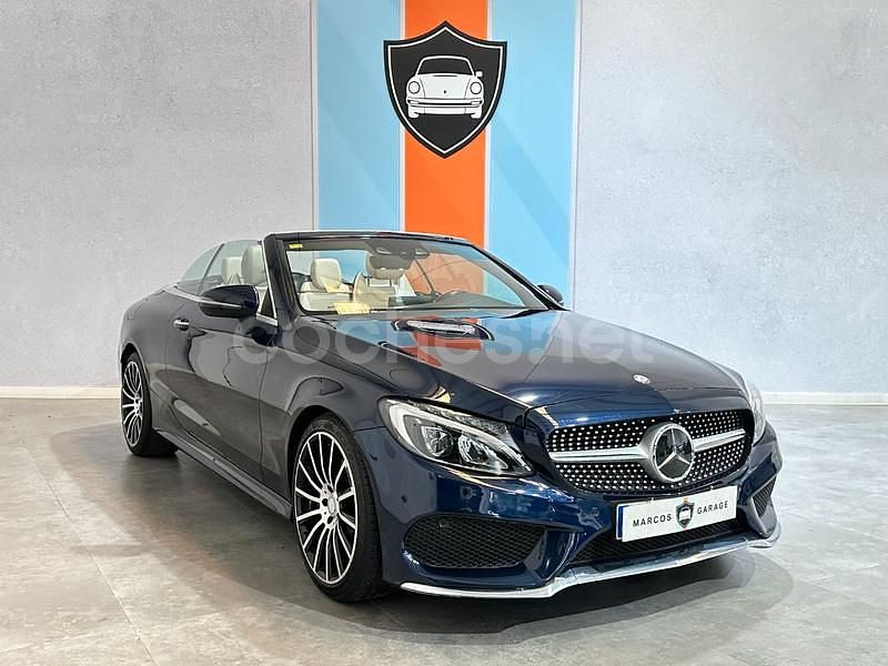 Azul Usado 2016 Mercedes C220 Descapotable | 19.990 € (Super precio) - Imagen 1/4