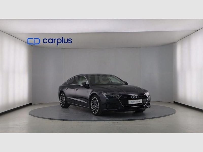 Usado Audi A7 299 CV (219 kW) 2022 Azul firmamento metalizado Berlina