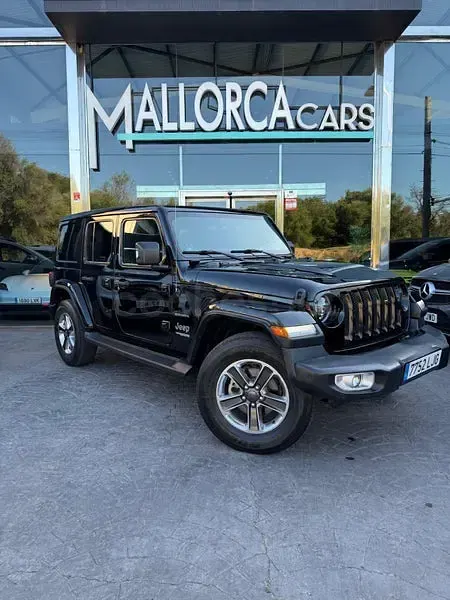 Usado Jeep Wrangler Sahara 200 CV (147 kW) 2020 Negro SUV