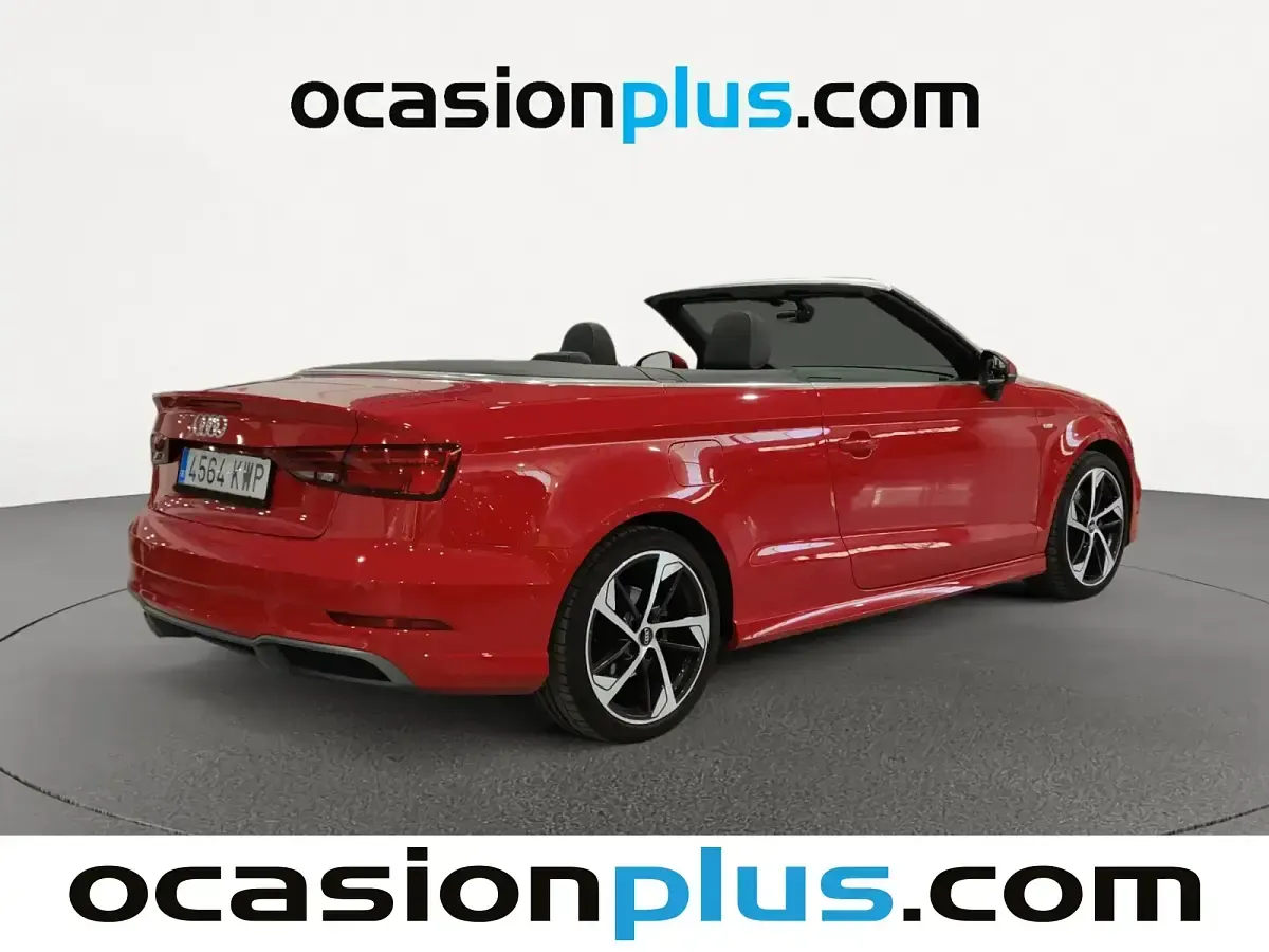 Usado Audi A3 Cabriolet S-Line 190 CV (139 kW) 2019 Rojo Descapotable