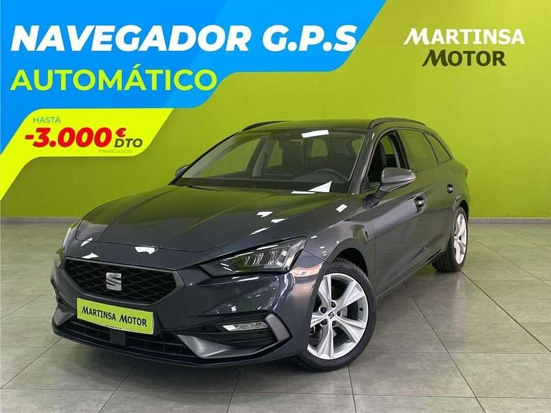 Gris Usado 2024 Seat Leon ST FR Familiar | 23.800 € (Buen precio) - Imagen 1/4