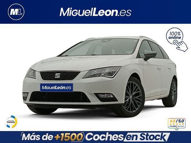 Usado Seat Leon Style 125 CV (91 kW) 2016 Blanco Familiar