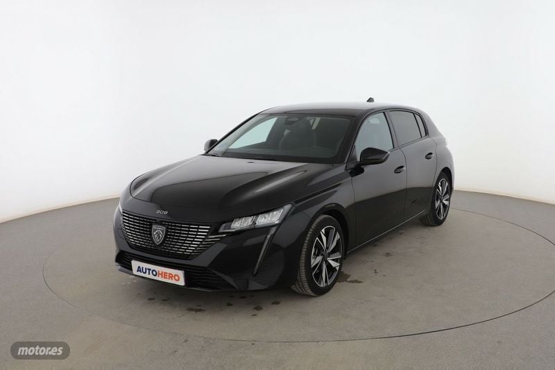 Negro Usado 2022 Peugeot 308 Allure Berlina | 17.099 € (Precio justo) - Imagen 1/3