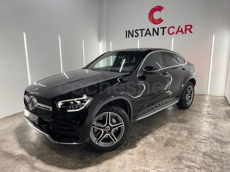 Usado Mercedes GLC300e 320 CV (235 kW) 2022 Negro Coupe