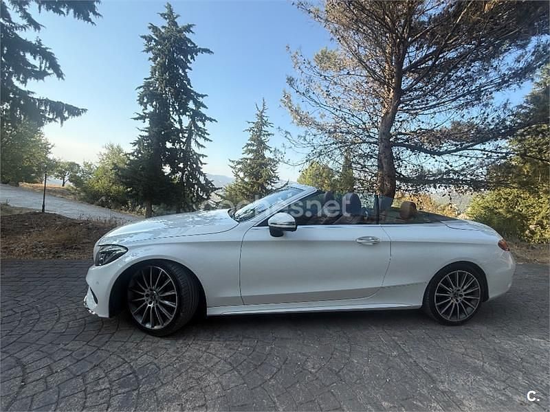 Usado Mercedes C250 204 CV (150 kW) 2018 Blanco Descapotable