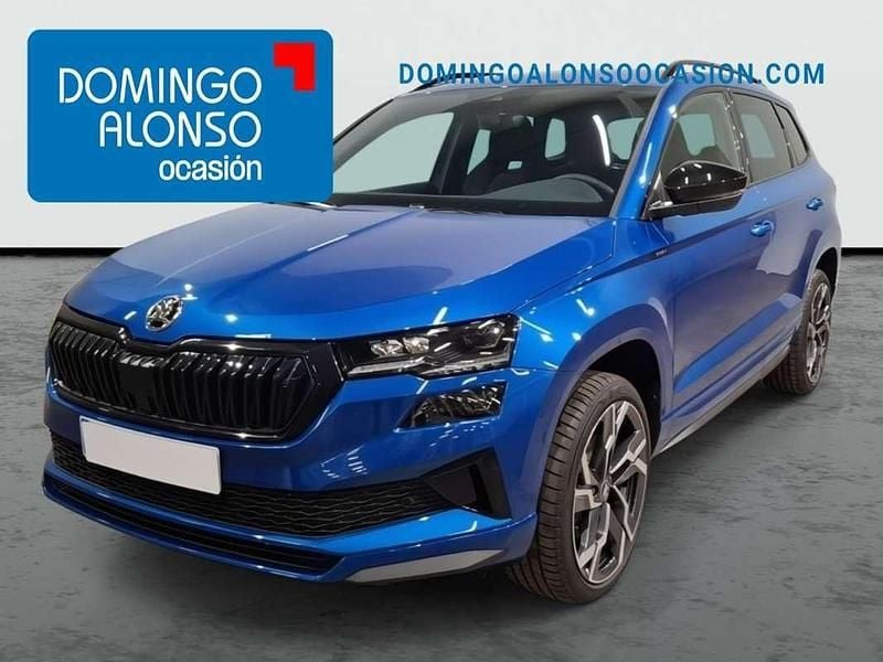Azul Usado 2025 Skoda Karoq SportLine SUV | 28.790 € (Precio justo) - Imagen 1/4