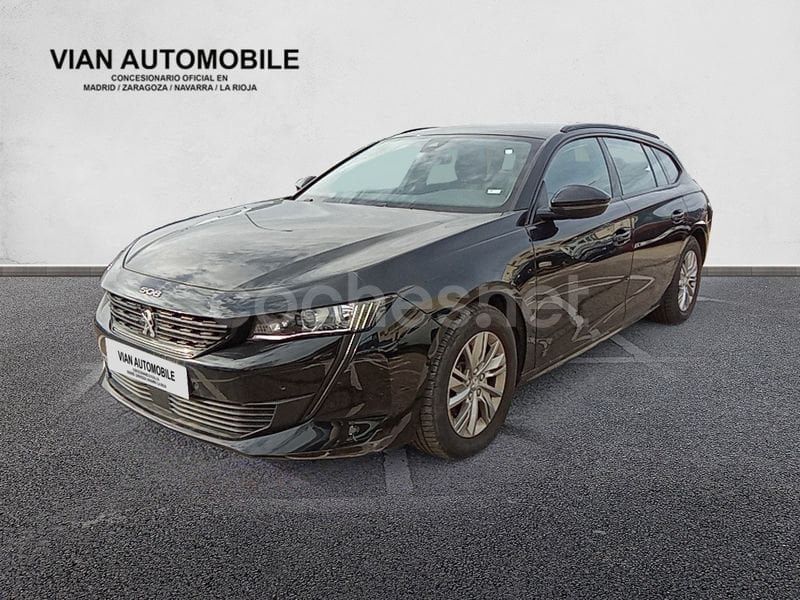Negro Usado 2022 Peugeot 508 Active Familiar | 15.990 € (Buen precio) - Imagen 1/4