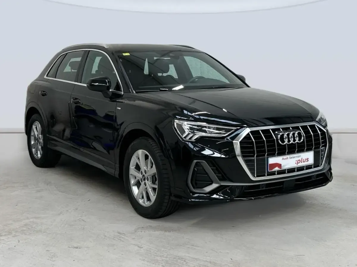 Usado Audi Q3 S-Line 150 CV (110 kW) 2020 Negro SUV