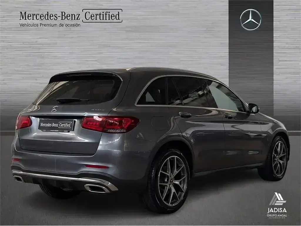 Usado Mercedes GLC220 194 CV (142 kW) 2021 Gris selenita SUV
