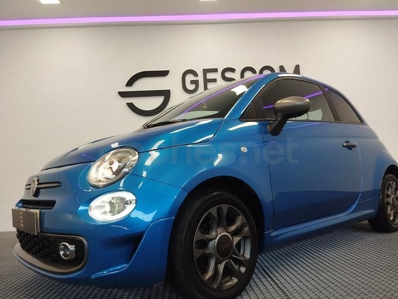 Usado Fiat 500 S 69 CV (50 kW) 2018 Azul Berlina