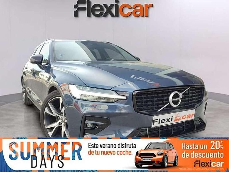 Azul Usado 2021 Volvo V60 R-Design Familiar | 23.290 € (Precio justo) - Imagen 1/4