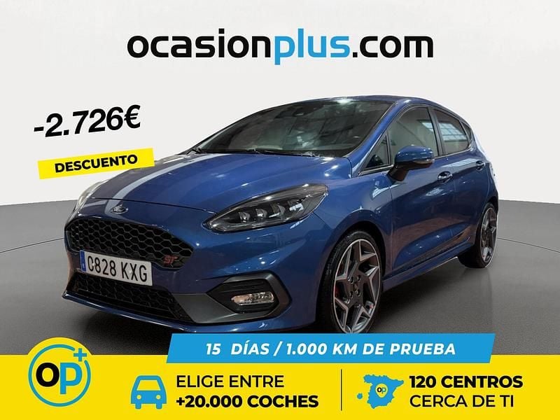 Azul Usado 2019 Ford Fiesta ST Berlina | 18.990 € (Precio justo) - Imagen 1/4