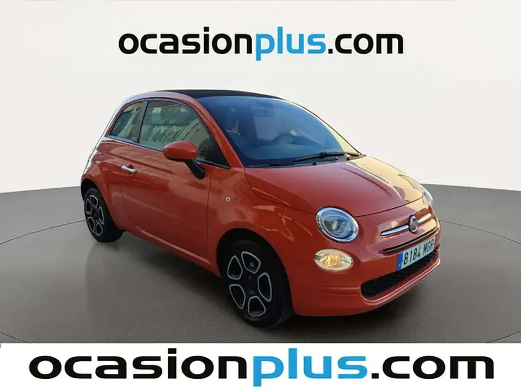 Usado Fiat 500C Club 71 CV (52 kW) 2023 Naranja Descapotable