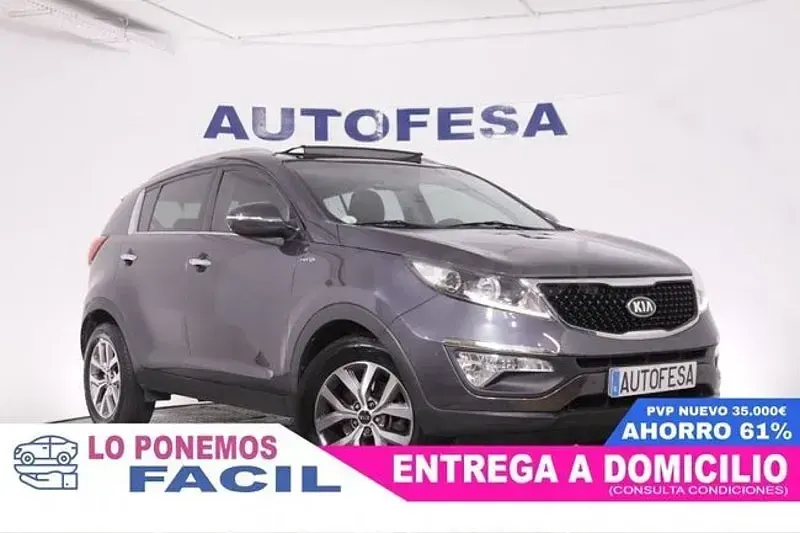 Usado Kia Sportage 136 CV (100 kW) 2015 Gris / plata SUV