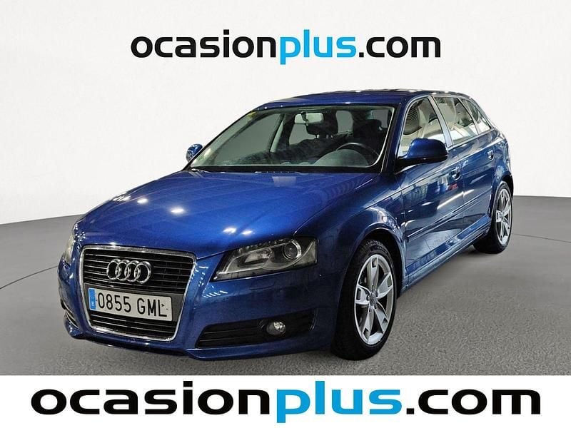 Azul Usado 2009 Audi A3 Sportback Ambition Utilitario | 9750 € (Precio justo) - Imagen 1/4