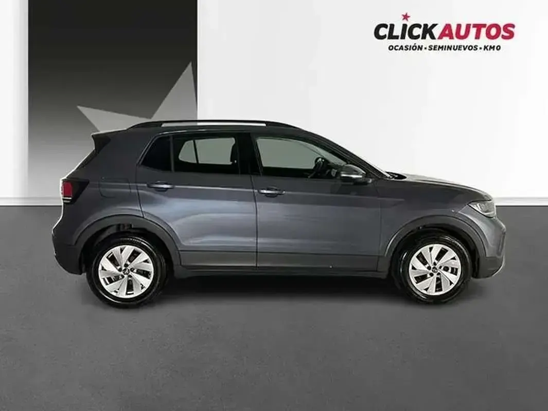 Usado VW T-Cross Life 95 CV (69 kW) 2024 Gris SUV