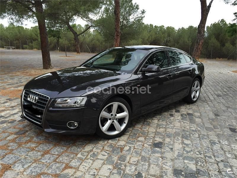 Usado Audi A5 Sportback S-Line 143 CV (105 kW) 2012 Negro Utilitario