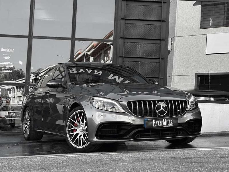 Usado Mercedes C63 AMG AMG 476 CV (350 kW) 2020 Gris Berlina
