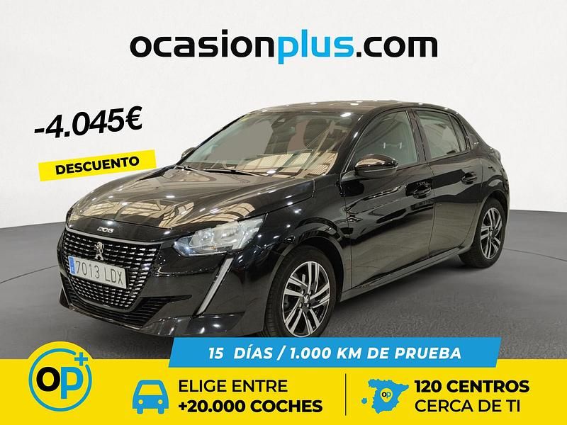 Negro Usado 2020 Peugeot 208 Allure Utilitario | 13.590 € (Caro) - Imagen 1/4