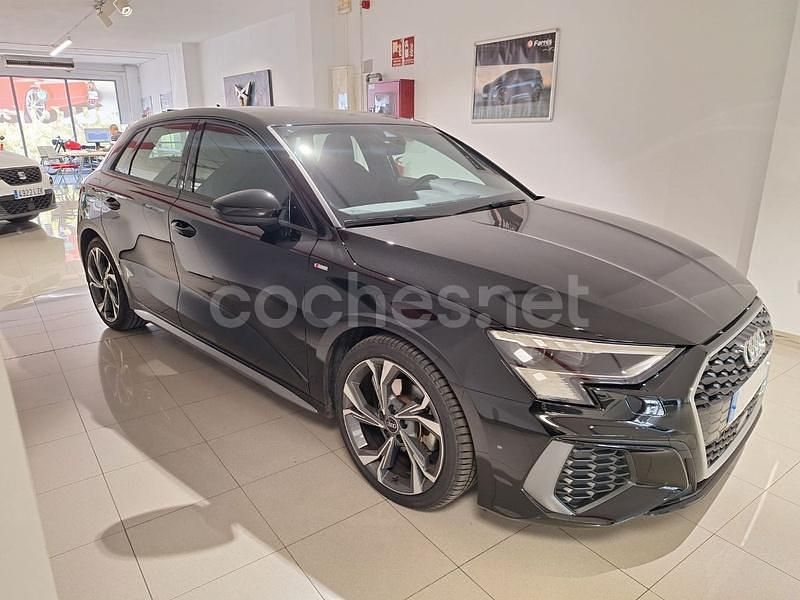 Usado Audi A3 S-Line 150 CV (110 kW) 2022 Negro Berlina