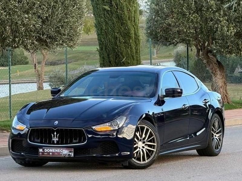 Usado Maserati Ghibli 410 CV (301 kW) 2014 Azul Berlina