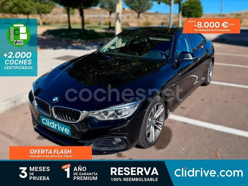 Negro Usado 2016 BMW 418 Gran Coupé Coupe | 17.990 € (Precio justo) - Imagen 1/3