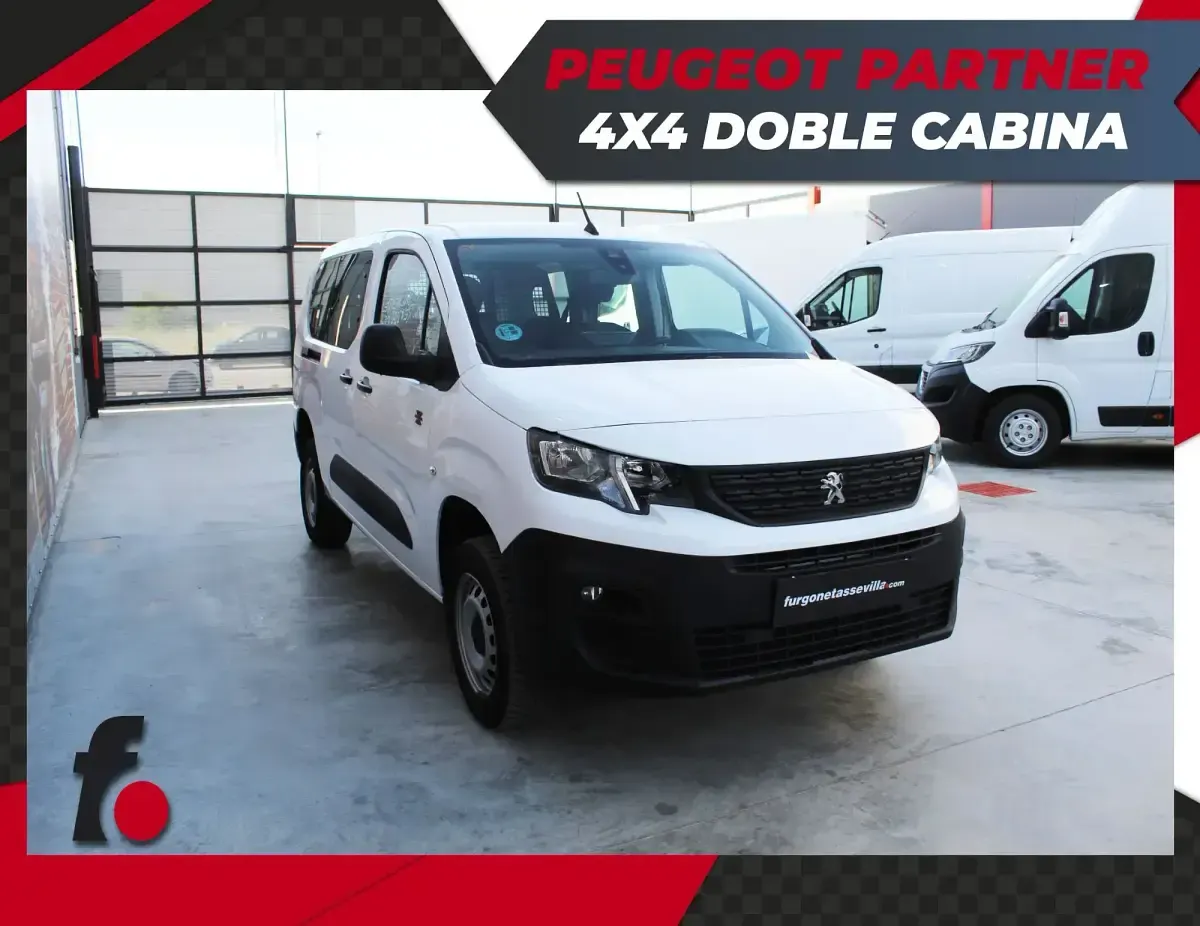 Usado Peugeot Partner S 130 CV (95 kW) 2022 Blanco Monovolumen