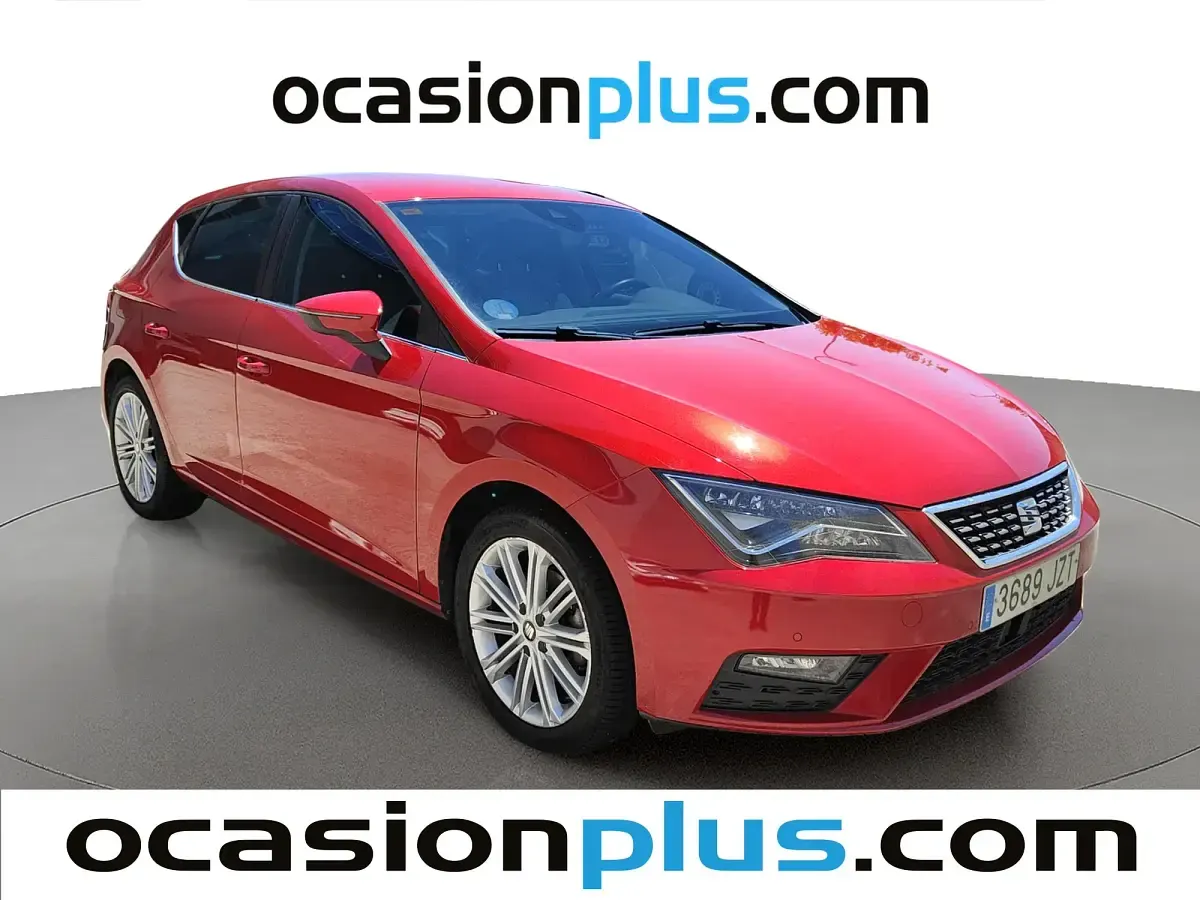 Usado Seat Leon XCELLENCE 125 CV (91 kW) 2017 Rojo Utilitario