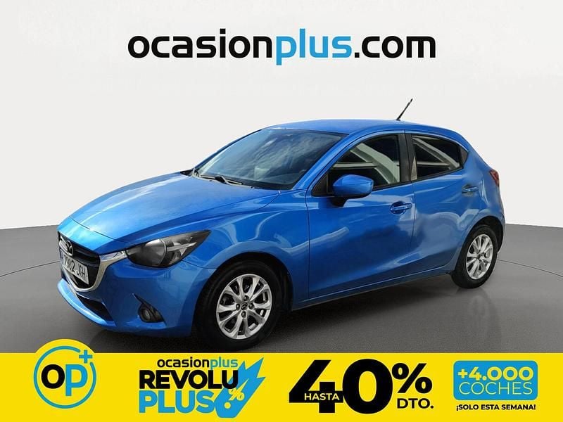 Käytetty Mazda 2 Style+ 90 HP (66 kW) 2015 Sininen Viistoperä