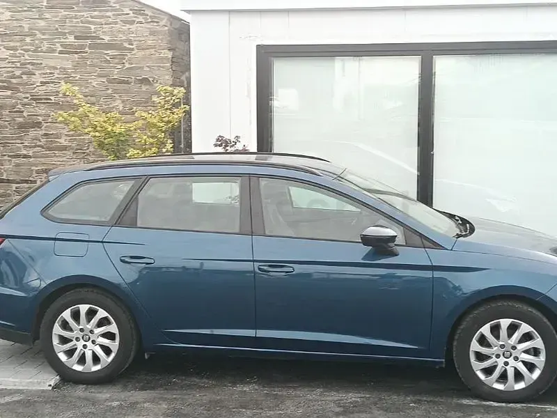 Usado Seat Leon Reference 105 CV (77 kW) 2014 Azul Familiar