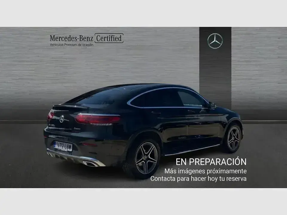 Brugt Mercedes GLC220 AMG line 194 HK (142 kW) 2019 Sort Coupe