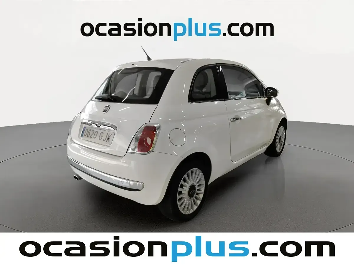 Usado Fiat 500 Lounge 69 CV (50 kW) 2008 Blanco Utilitario