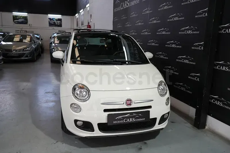 Usado Fiat 500S S 85 CV (62 kW) 2013 Blanco Berlina