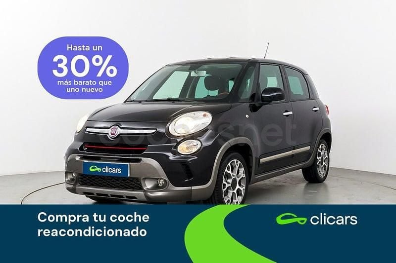 Usado Fiat 500L Trekking 85 CV (62 kW) 2015 Negro Monovolumen