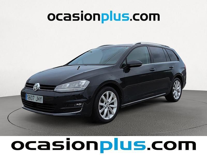 Gris Usado 2015 VW Golf Sportsvan Sportline Monovolumen | 16.300 € (Un poco caro) - Imagen 1/4