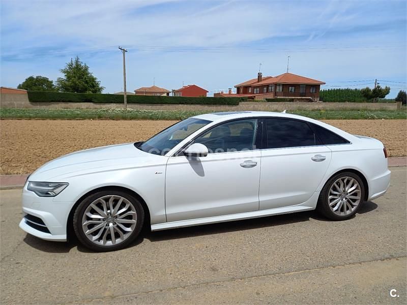 Usado Audi A6 218 CV (160 kW) 2017 Blanco Berlina