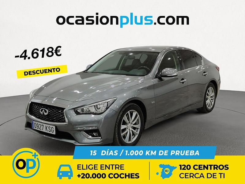 Usado Infiniti Q50 Premium 170 CV (125 kW) 2018 Gris Berlina