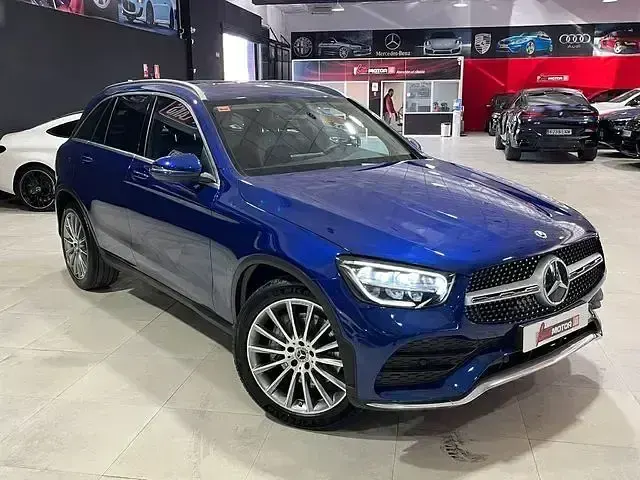 Usado Mercedes GLC200 163 CV (119 kW) 2021 Azul SUV