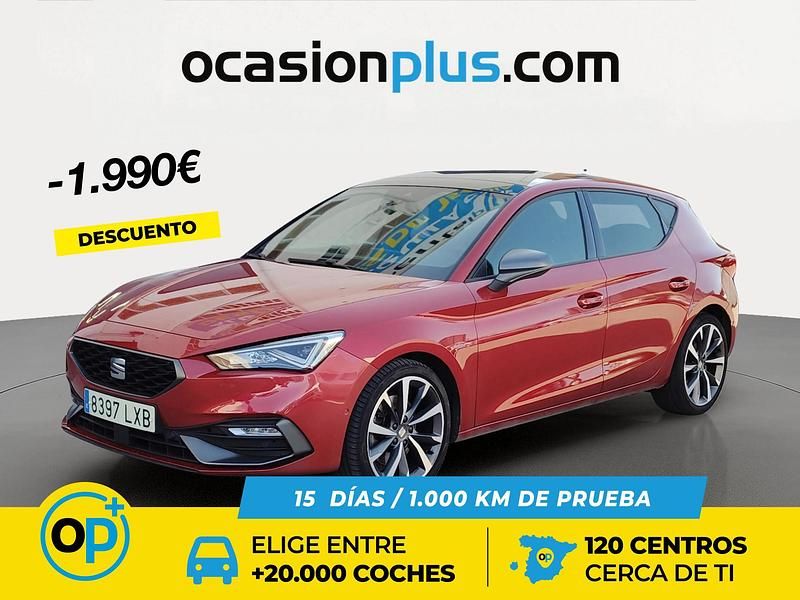 Usado Seat Leon FR 150 CV (110 kW) 2022 Rojo