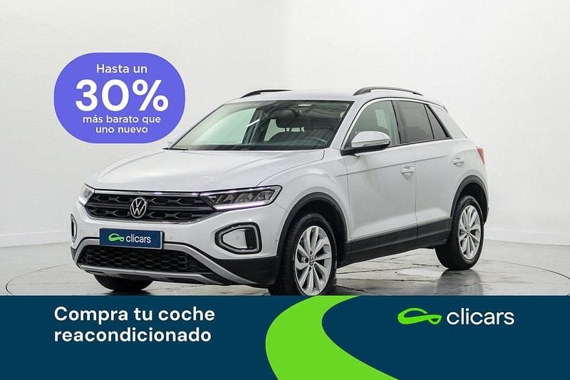 Blanco Usado 2023 VW T-Roc Life SUV | 24.990 € (Precio justo) - Imagen 1/4