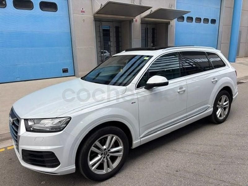Usado Audi Q7 S-Line 272 CV (200 kW) 2017 Blanco SUV