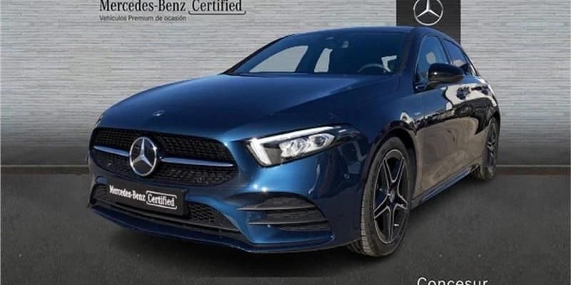 Azul Usado 2022 Mercedes A200 Berlina | 28.900 € (Precio justo) - Imagen 1/4