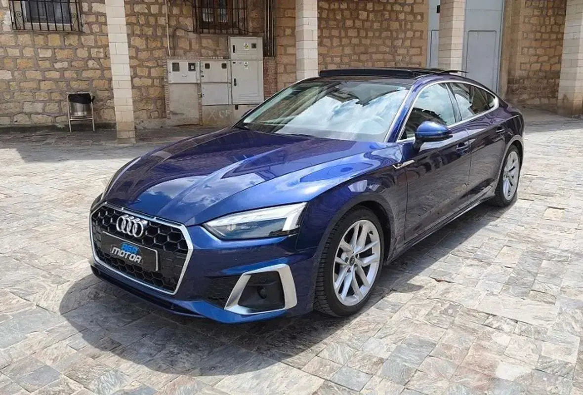 Usado Audi A5 Sportback S-Line 163 CV (119 kW) 2021 Azul Utilitario