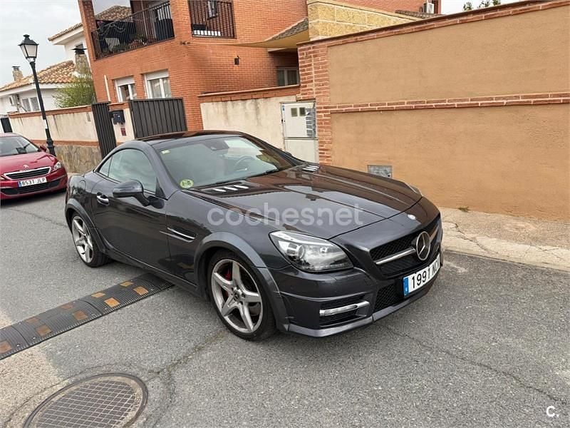 Usado Mercedes SLK250 204 CV (150 kW) 2013 Gris / plata Descapotable