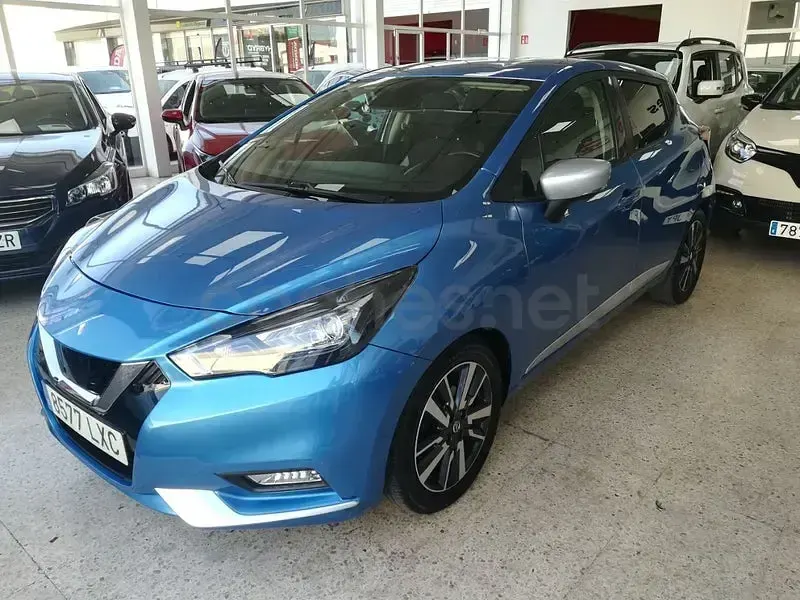 Usado Nissan Micra 92 CV (67 kW) 2022 Azul Utilitario